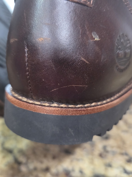 Timberland Dark Brown Leather Lace-Up Boots main image 16